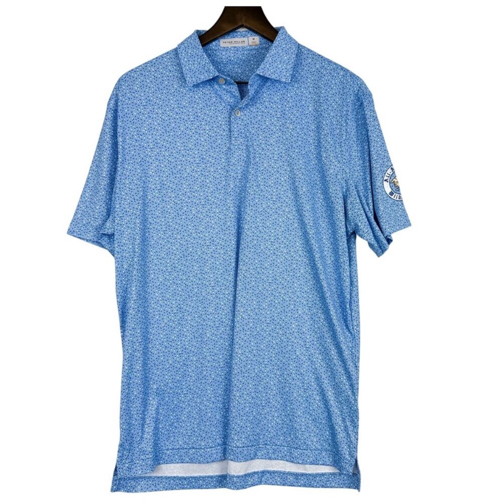 Peter Millar UPF 50+ Golf All American Wildcatters Tea Drinks Polo Shirt - M